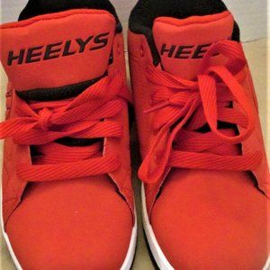 HEELYS Skate Shoes Red & Black size 4